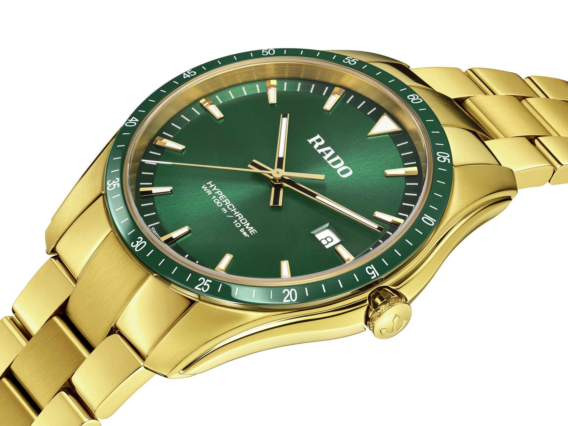 Rado Hyperchrome Green Dial Men 44.9mm