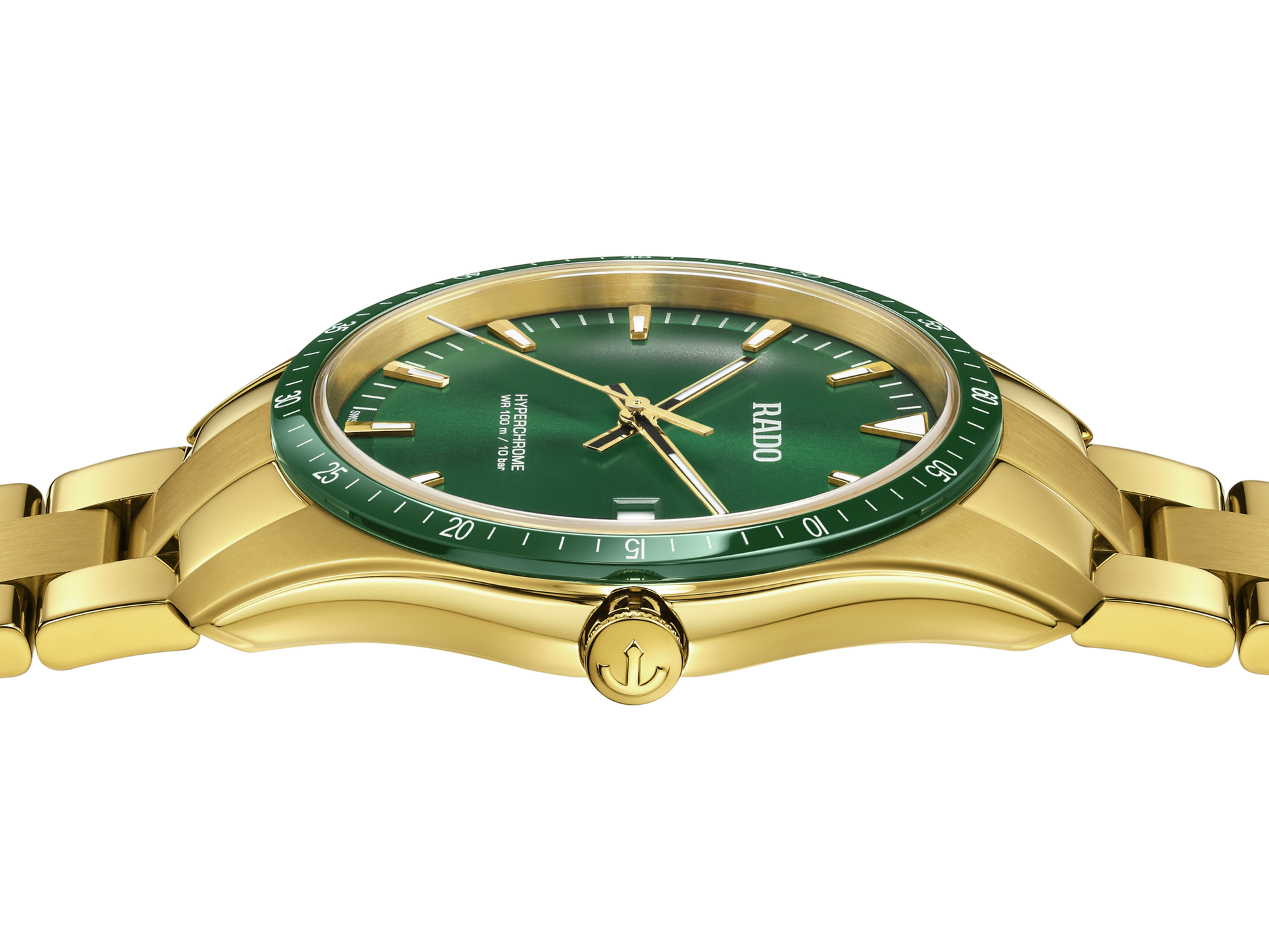 Rado Hyperchrome Green Dial Men 44.9mm