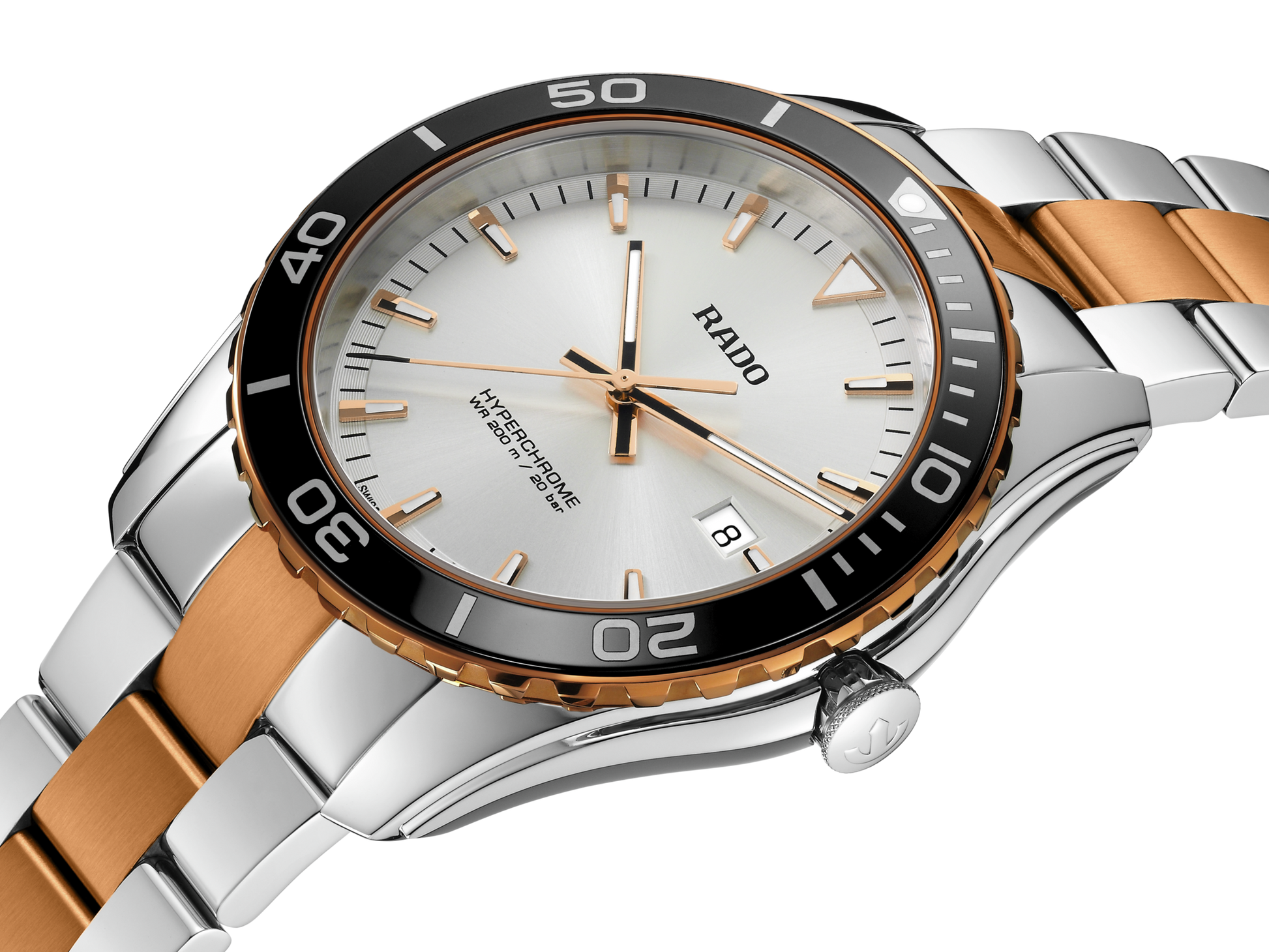 Rado Hyperchrome White Dial Men 44mm