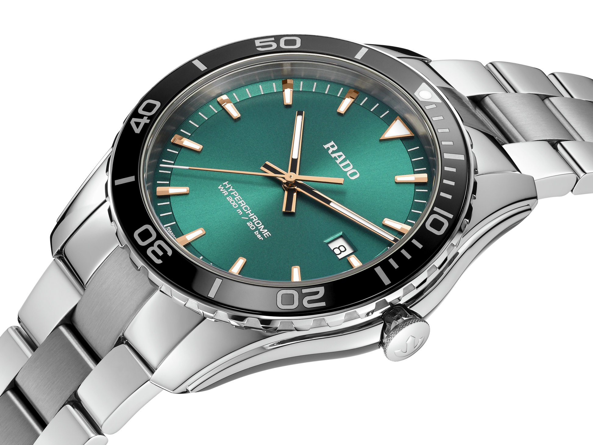 Rado Hyperchrome Turquoise Dial Men 44mm