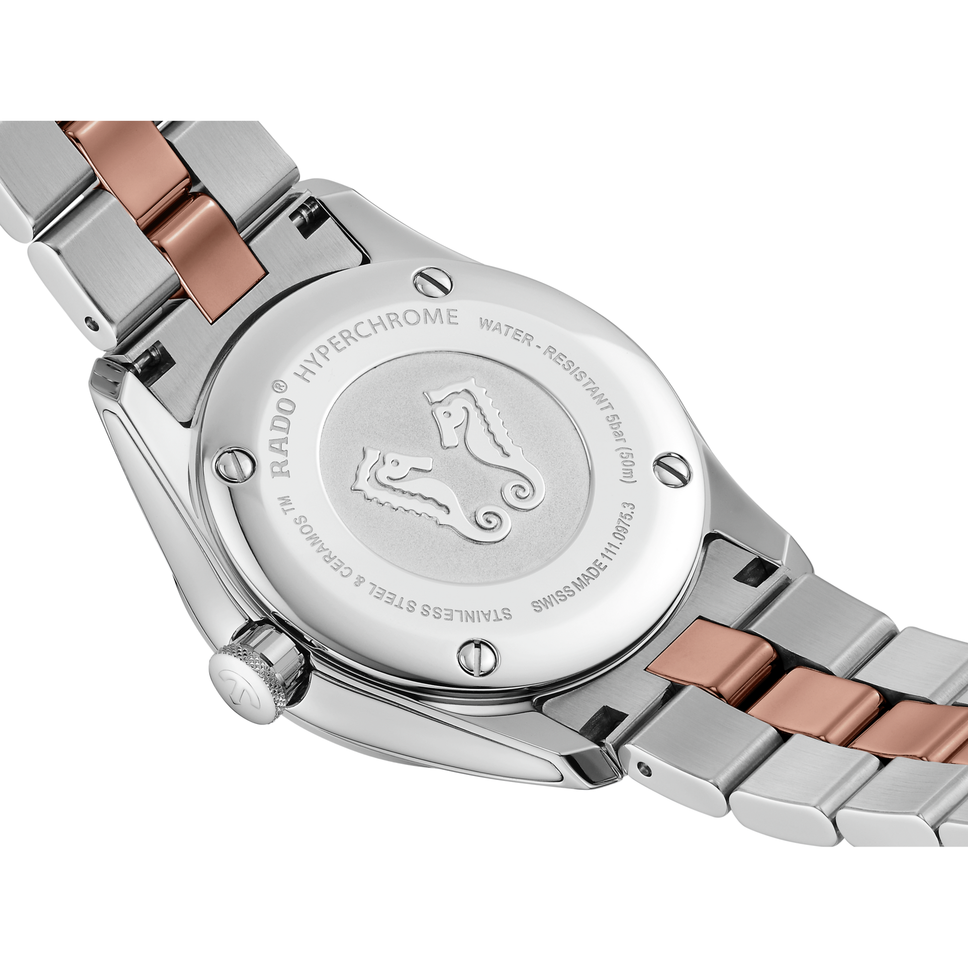 Rado Hyperchrome Brown Mother-Of-Pearl Dial Women 30.6mm
