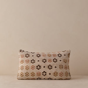 Vintage Lumbar Pillow No. 327, 12" x 20"