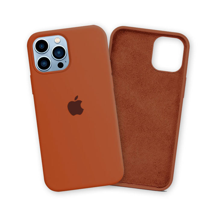 iPhone 13 Pro Silicone Case - Brown