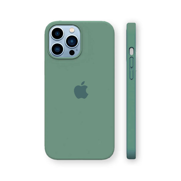 iPhone 13 Pro Max Silicone Case - Pine Green