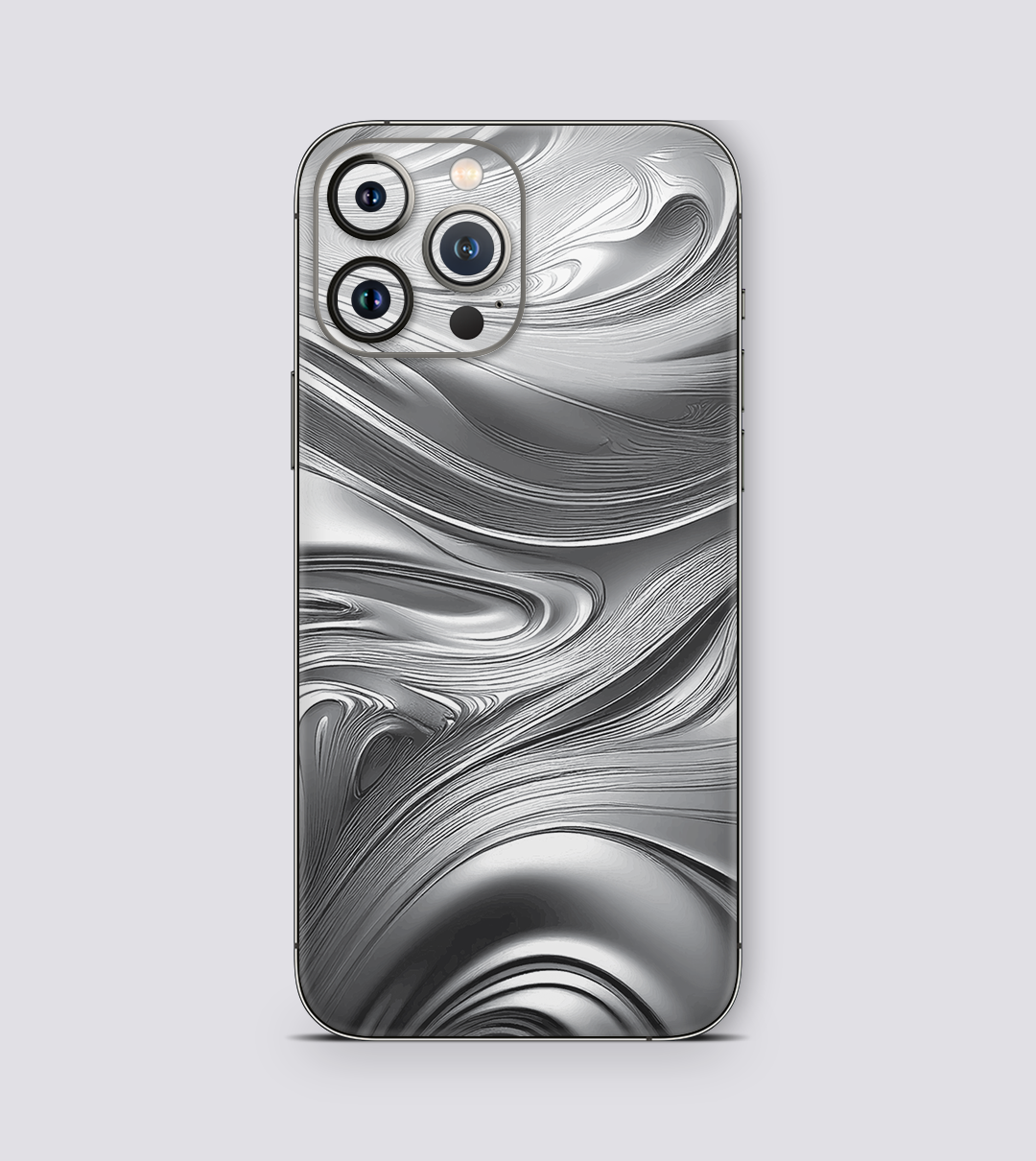 iPhone 13 Pro Max Silver Swirl