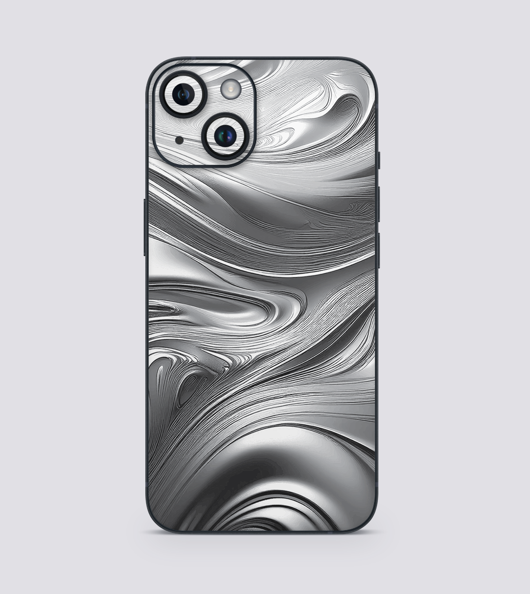 iPhone 14 Plus Silver Swirl