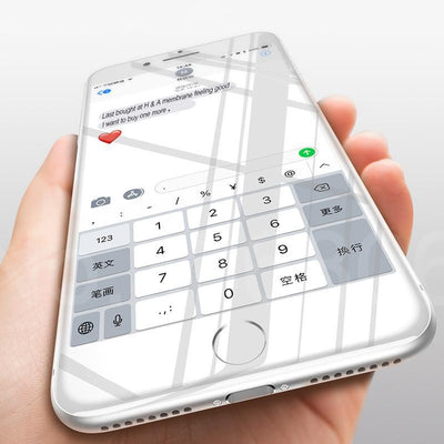 iPhone 8, 8 Plus 5D Tempered Glass