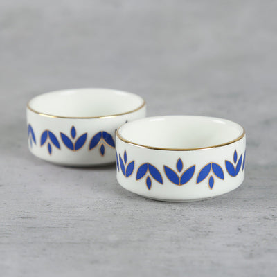 India Circus Botanical Elegance Snack Plate Set | Set of 7 Pcs