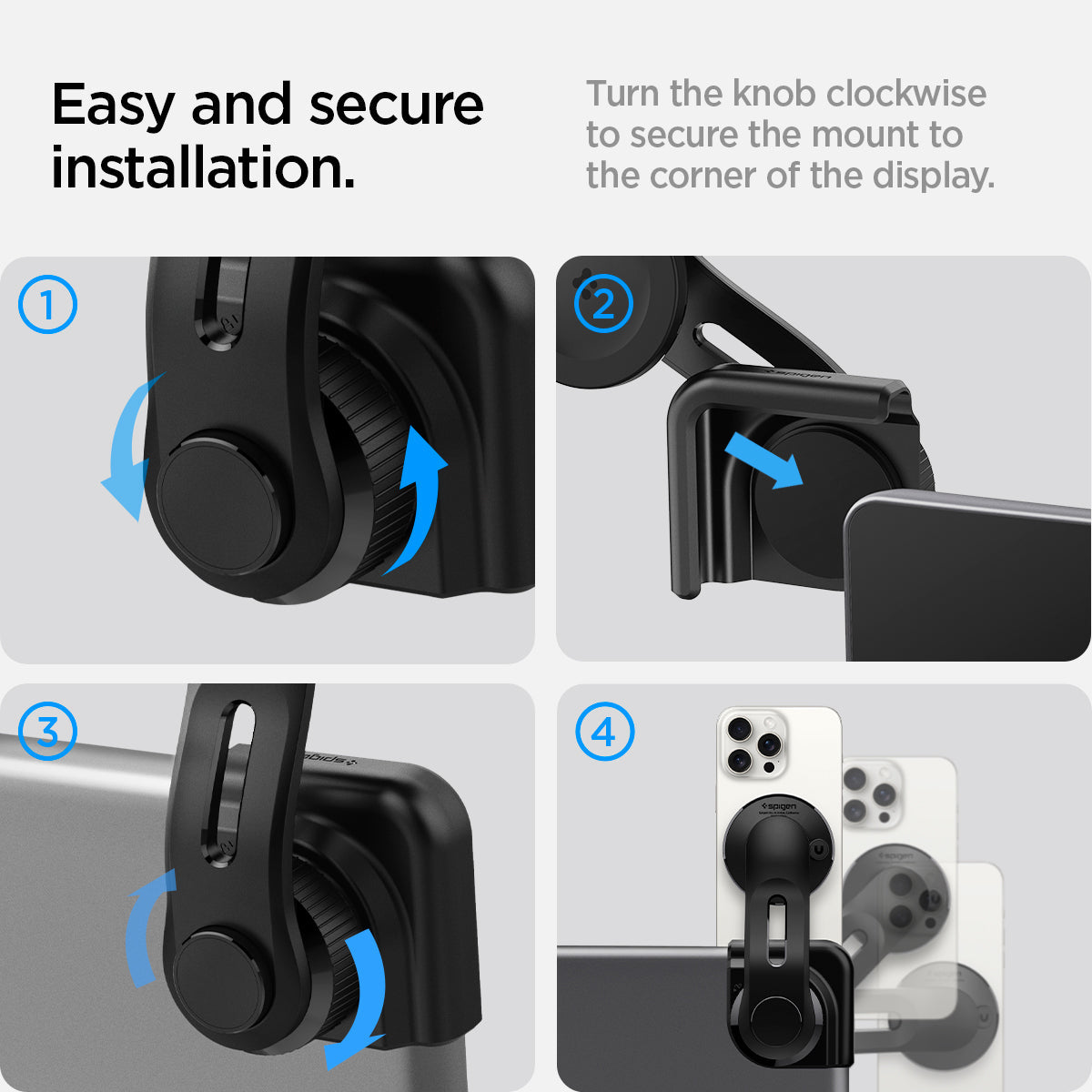 Tesla Models - OneTap Screen Car Mount | ITLST90 (MagFit)
