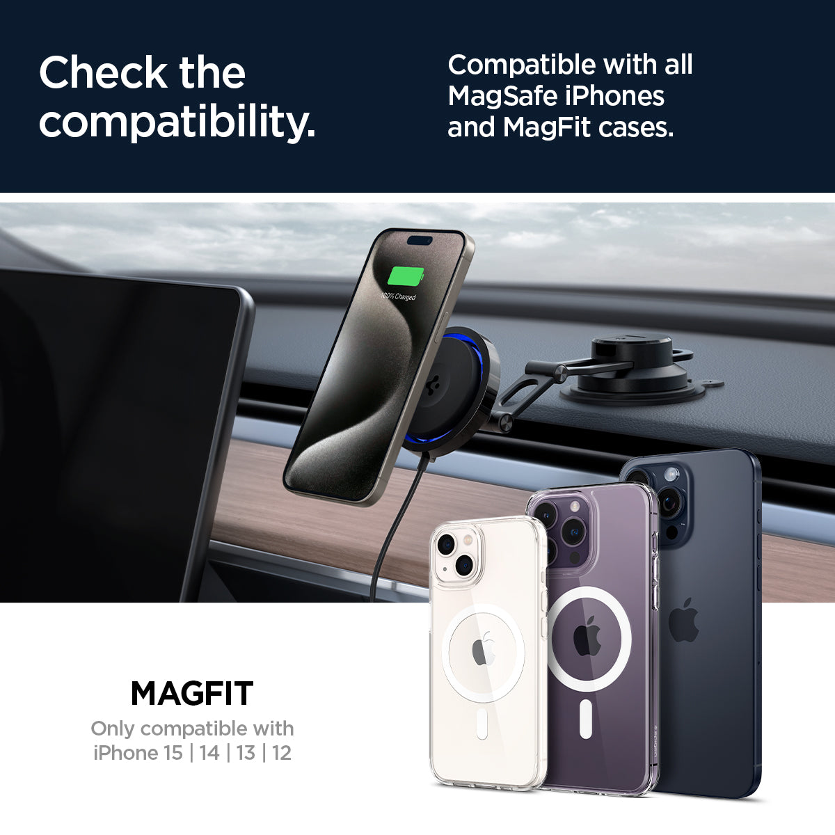 OneTap Pro 3 CryoMax™ Dashboard Car Mount | ITS35WC (MagFit)