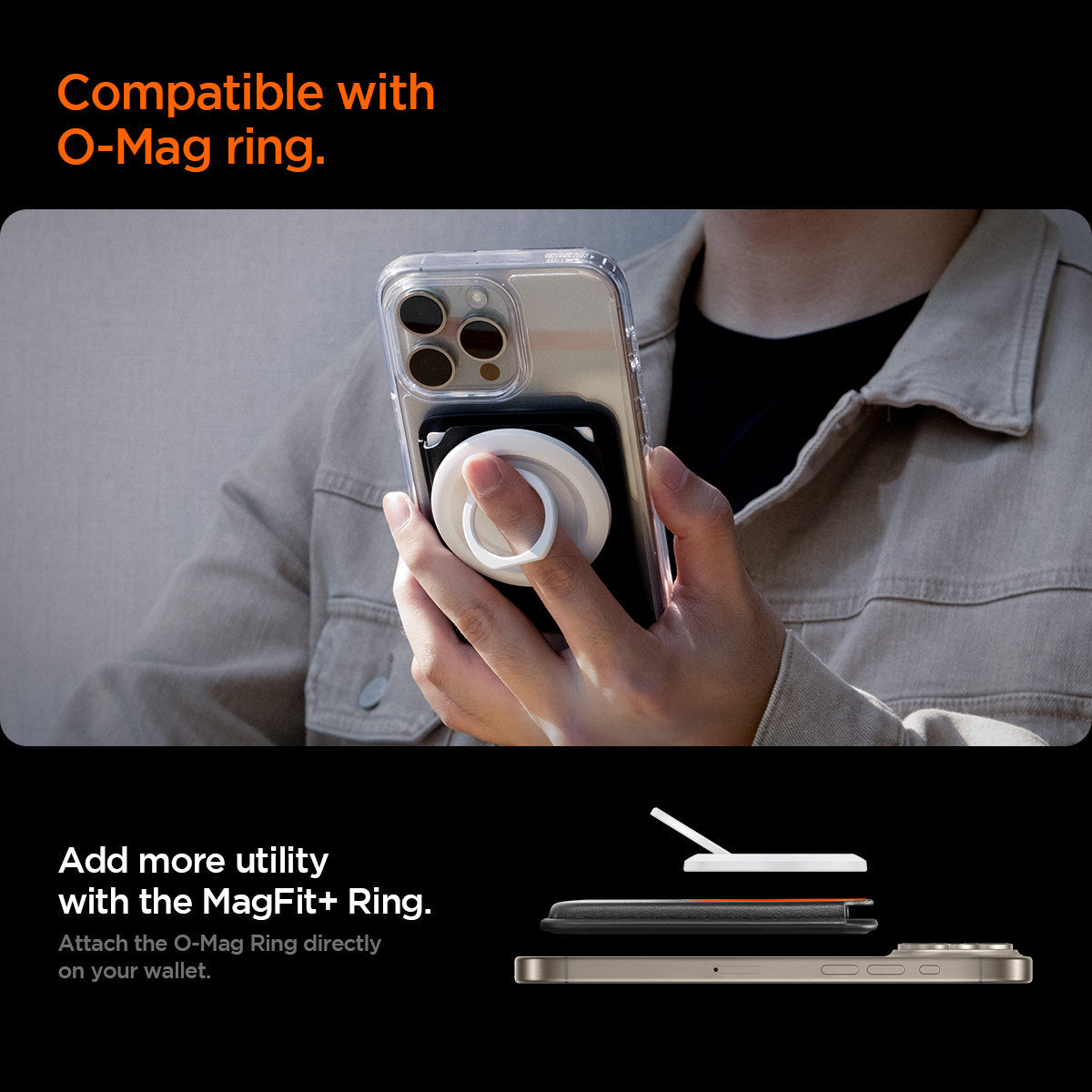 MagSafe Card Holder Valentinus | 3 Cards (MagFit+)