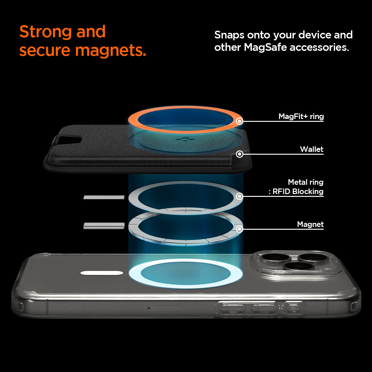 MagSafe Card Holder Valentinus | 3 Cards (MagFit+)