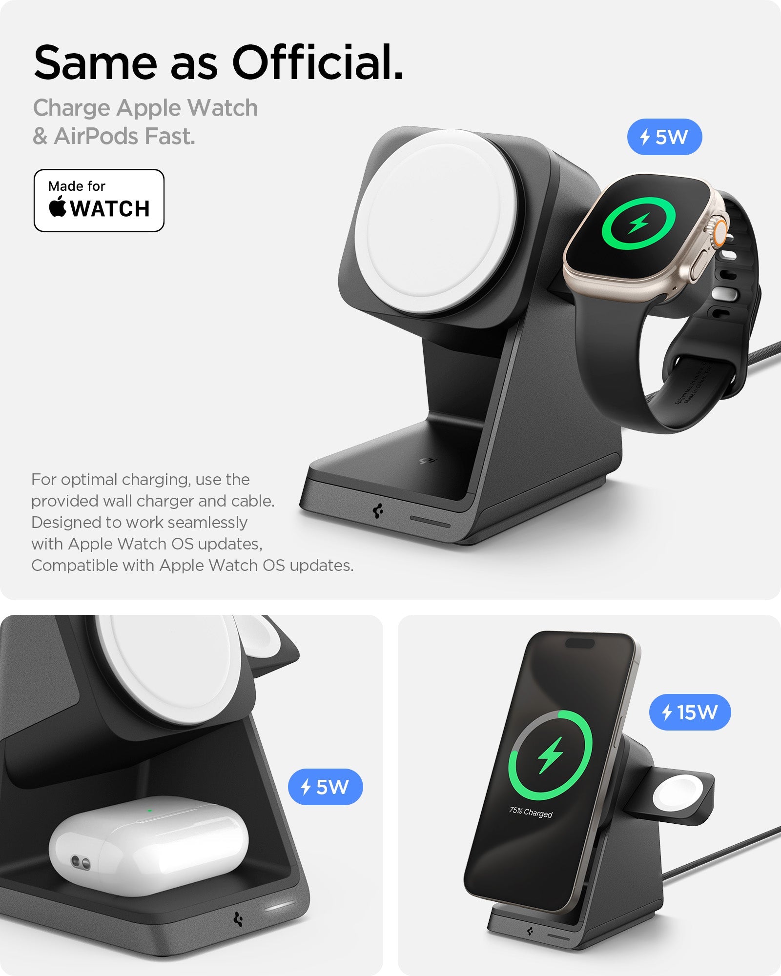 ArcField™ 3-in-1 Wireless Charger | PF2203US (MagFit)