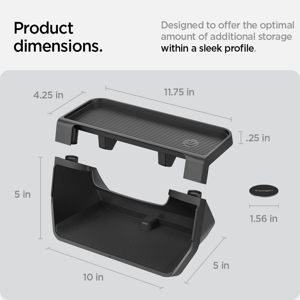 Tesla Model Y & 3 - Under Screen Organizer | TO227