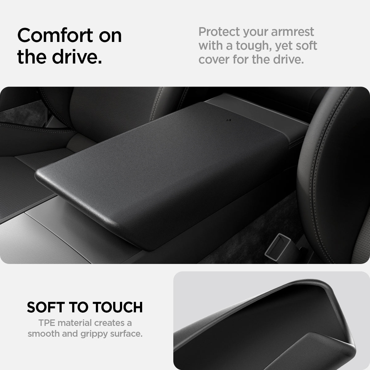Tesla Model 3 Highland - Armrest Cover | TO240H