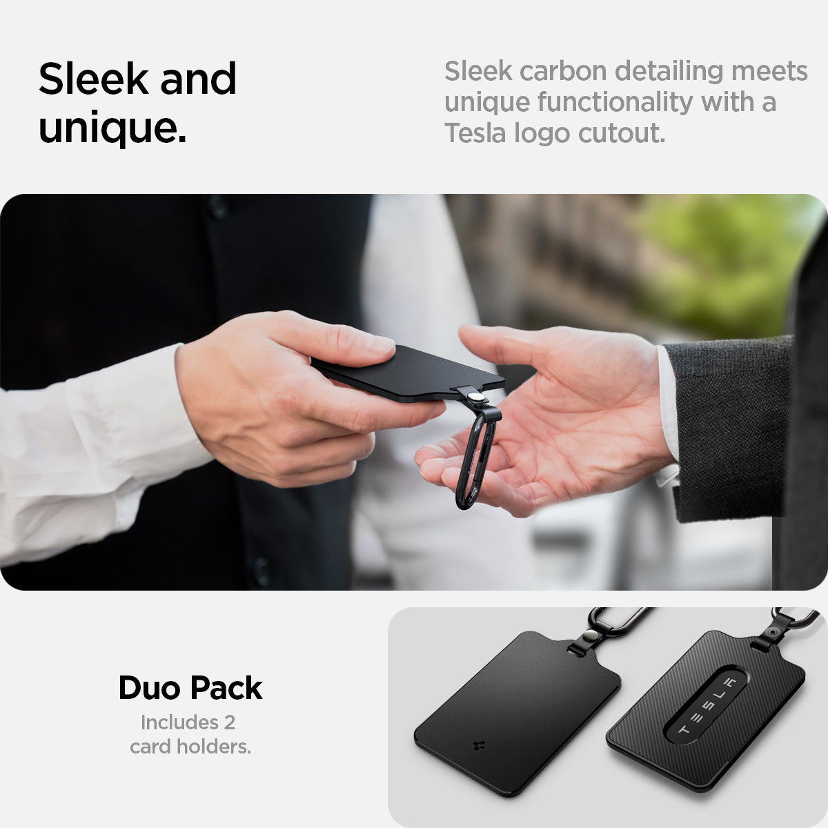 Tesla Key Card Holder 2-pack | TO243
