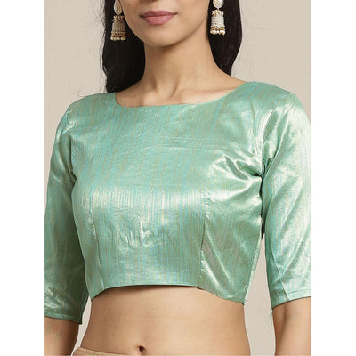 Ideal Olive Colored Casual Wear Printed Poly Georgette Saree