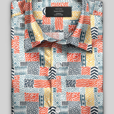 Ikatina Silk Cotton Shirt