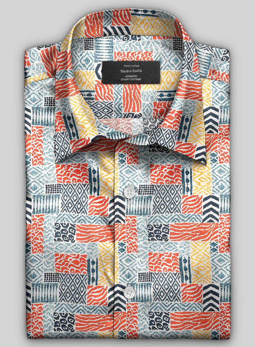 Ikatina Silk Cotton Shirt