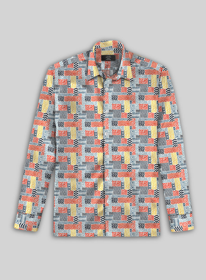 Ikatina Silk Cotton Shirt