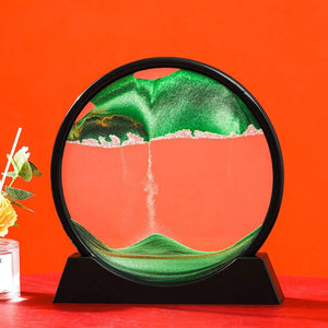 Moving Sandscape Decorative Figurine
