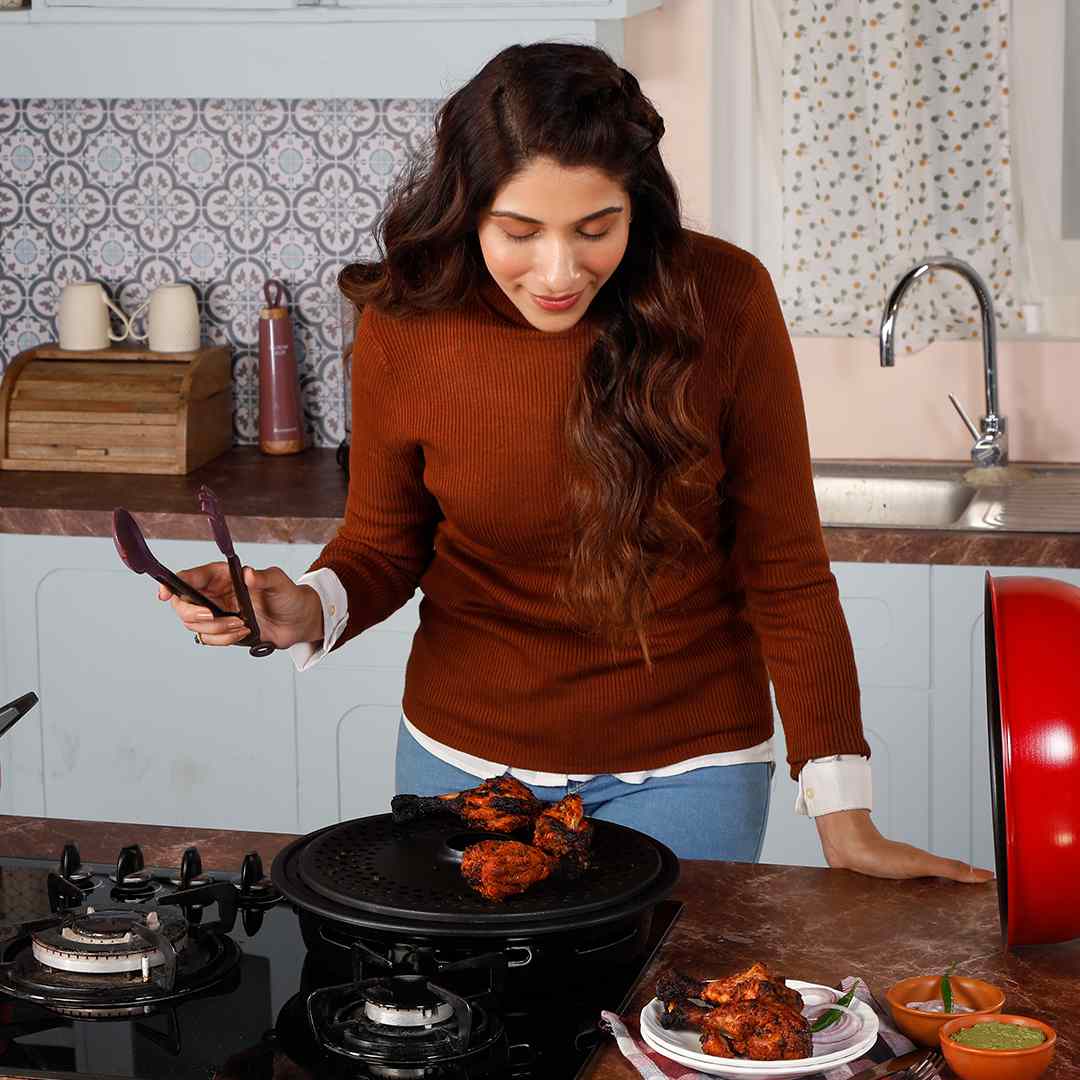 Wonderchef Renewed Gas Oven Tandoor 4 Pieces Set .