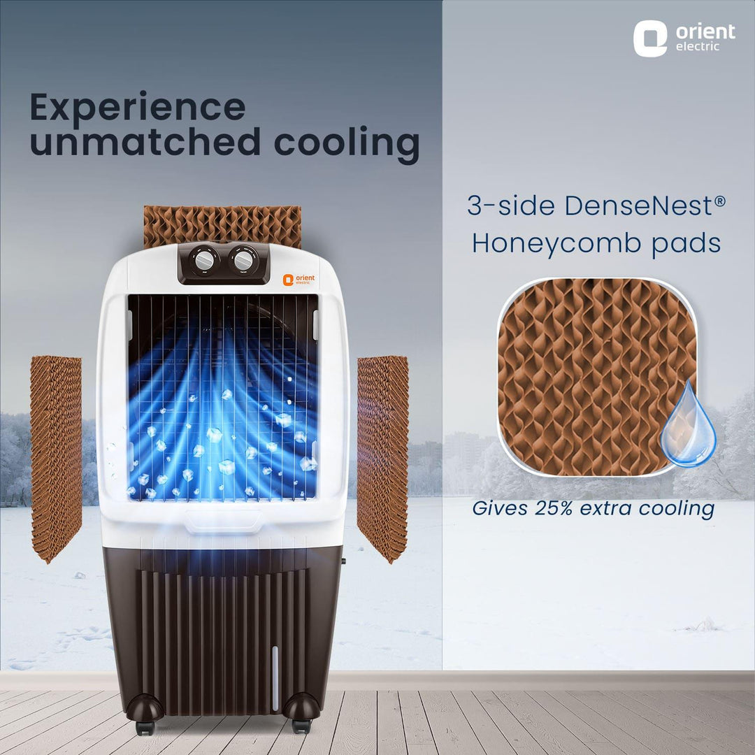 Ocean Air Desert Cooler with Honeycomb Pads