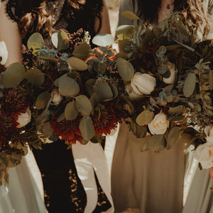 Black and Terracotta Desert Elopement
