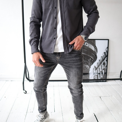 CAPO Charcoal Grey Overshirt