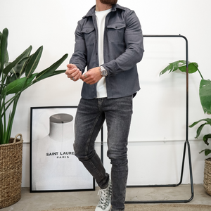 CAPO Charcoal Grey Overshirt