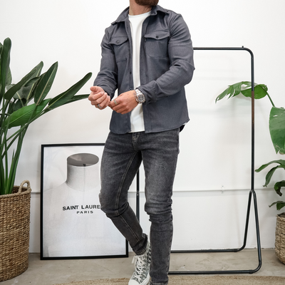 CAPO Charcoal Grey Overshirt
