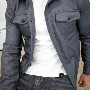 CAPO Charcoal Grey Overshirt