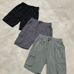 CAPO Lightweight Light Grey Cargo Shorts