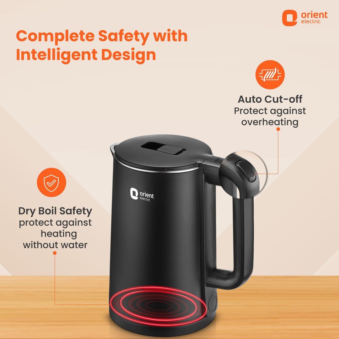 Durahot Electric Kettle | 1.5L | 1500W | 1-Year Warranty