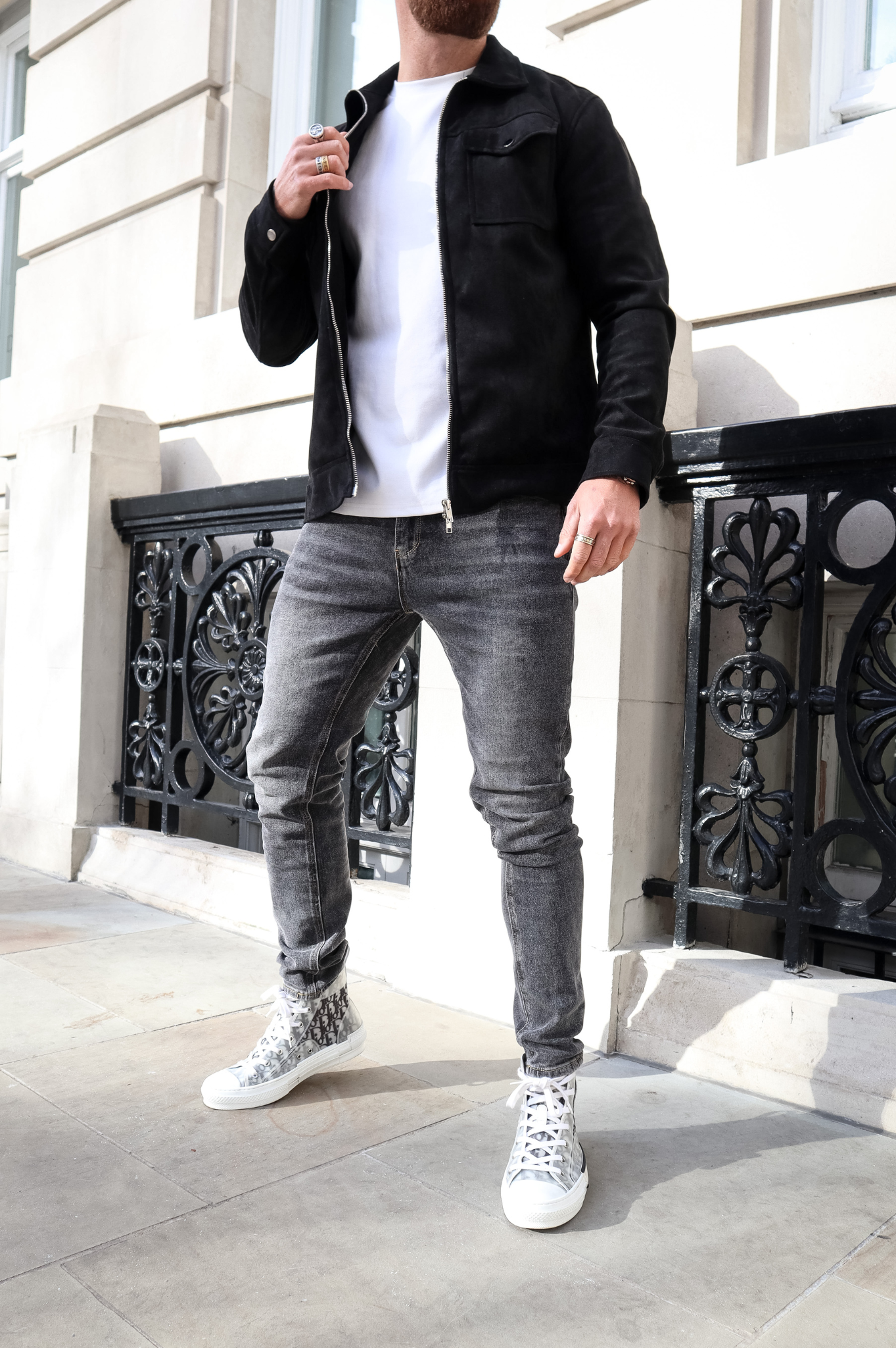 CAPO Black Suede Jacket