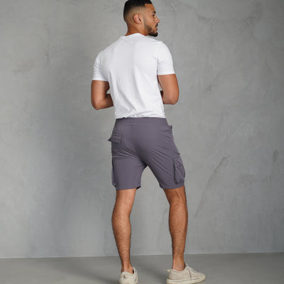 CAPO Lightweight Dark Grey Cargo Shorts