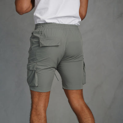CAPO Lightweight Light Grey Cargo Shorts