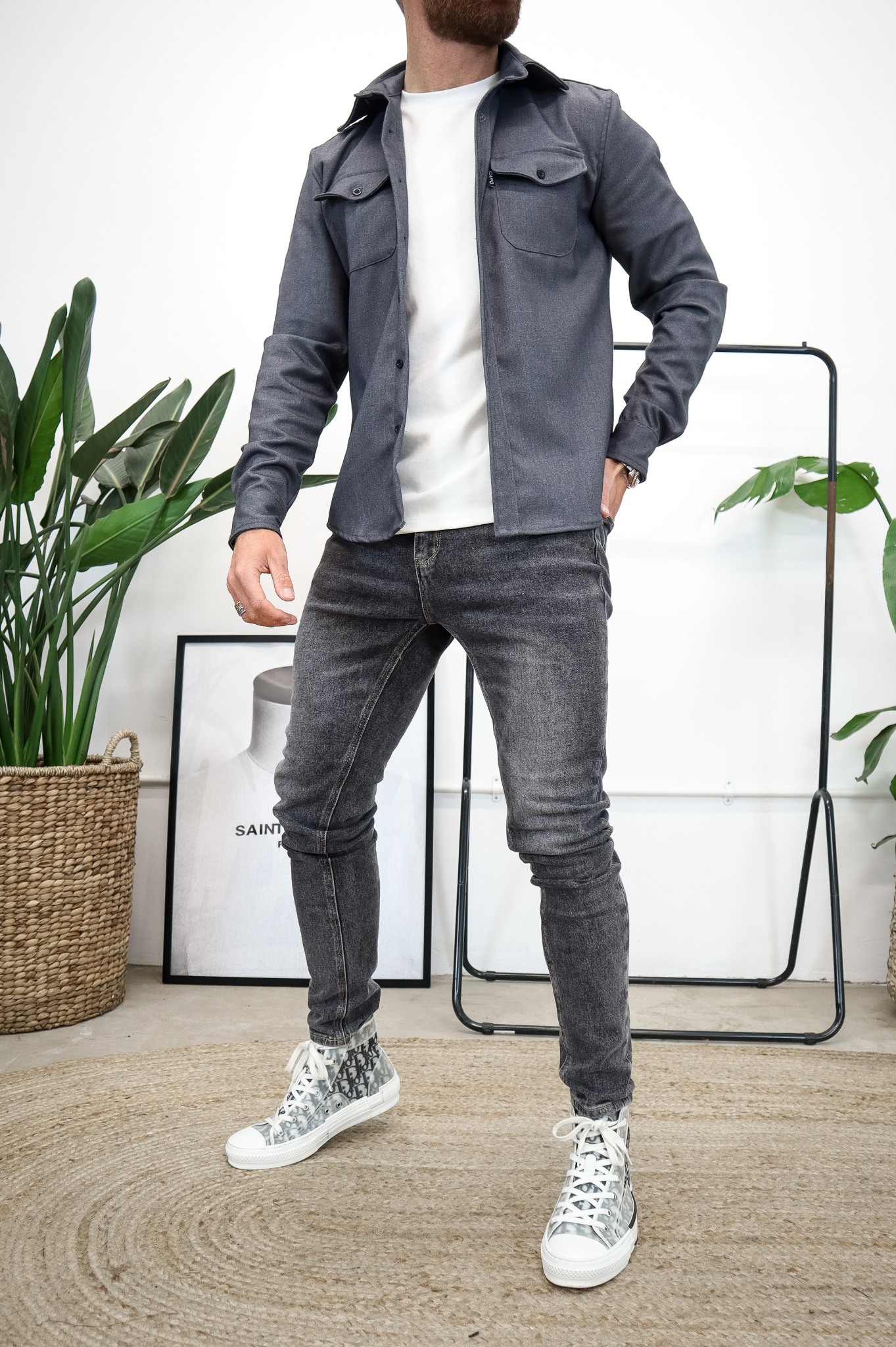 CAPO Charcoal Grey Overshirt