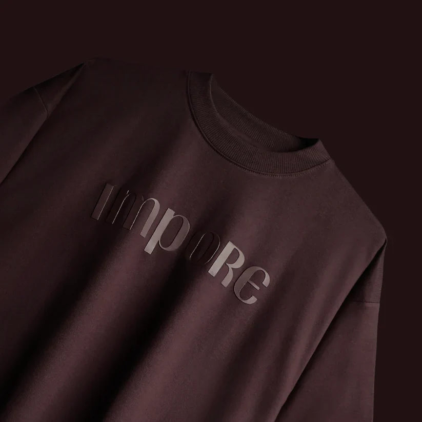 IMPORE  MINIMAL BROWN T-SHIRT Regular