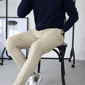 CAPO Egyptian Cotton Navy 1/4 Zip