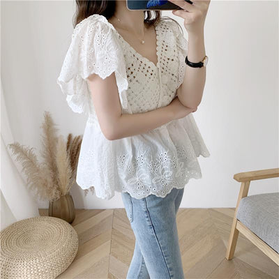 Mertha Eyelet Blouse
