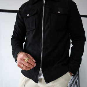 CAPO Black Suede Jacket