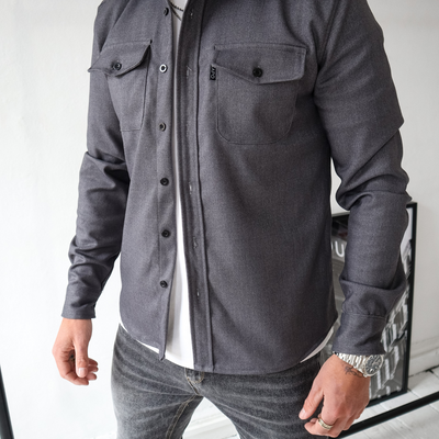 CAPO Charcoal Grey Overshirt