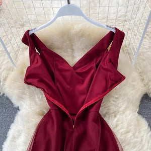 Philo Mesh Detailed Dress