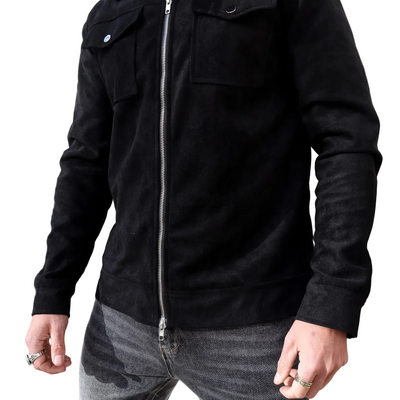 CAPO Black Suede Jacket