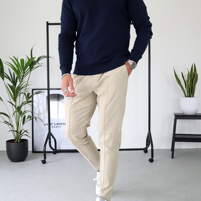 CAPO Egyptian Cotton Navy 1/4 Zip