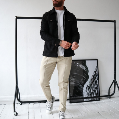 CAPO Black Suede Jacket