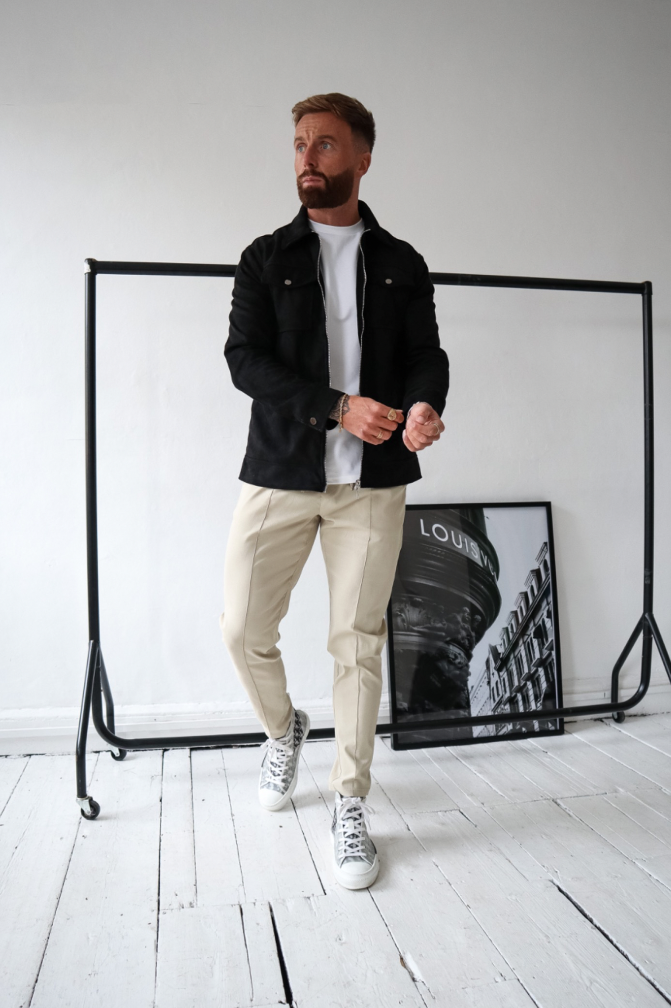 CAPO Black Suede Jacket
