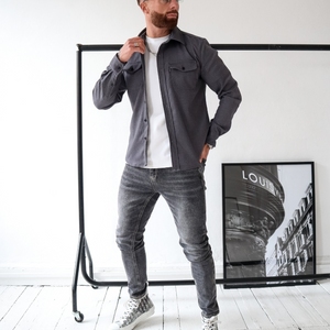 CAPO Charcoal Grey Overshirt