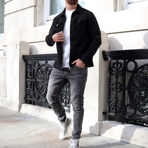 CAPO Black Suede Jacket